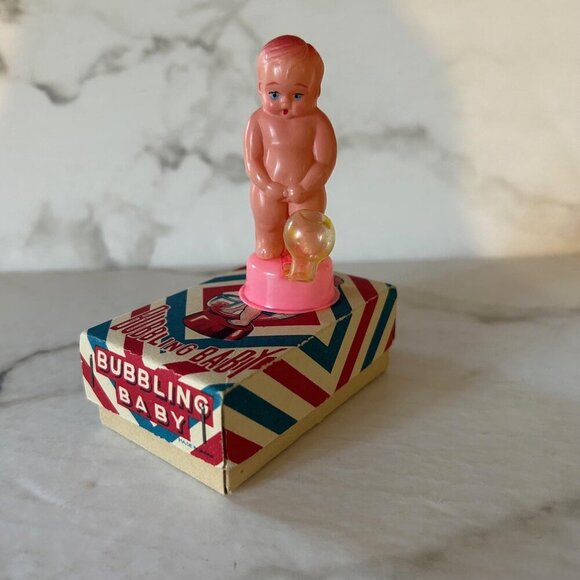 Vintage Bubbling Baby with box, 1940's Made in Japan - Picture 8 of 9